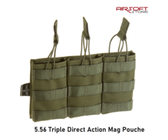 INVADER GEAR 5.56 Triple Direct Action Mag Pouch (OD)