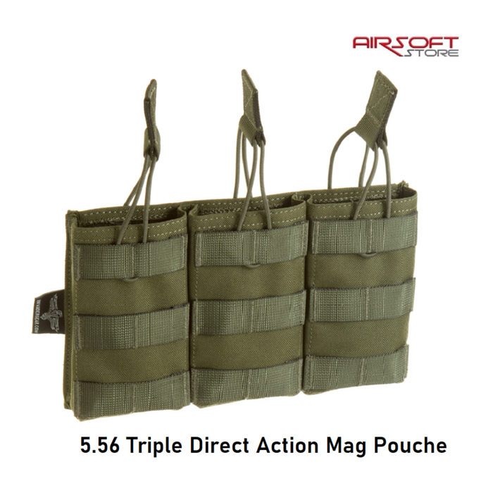 INVADER GEAR 5.56 Triple Direct Action Mag Pouch (OD)