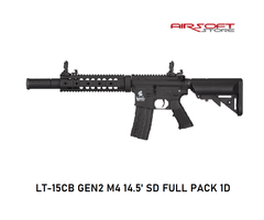 Lancer Tactical LT-15CB GEN2 M4 14.5' SD FULL PACK 1D