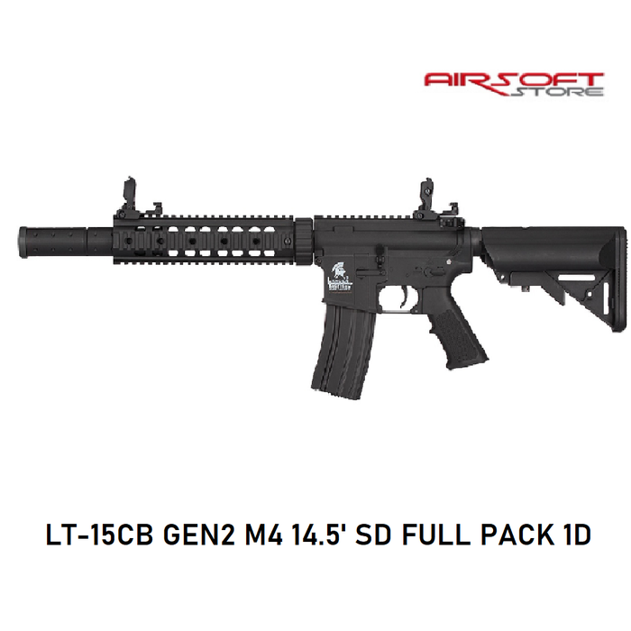 Lancer Tactical LT-15CB GEN2 M4 14.5' SD FULL PACK 1D