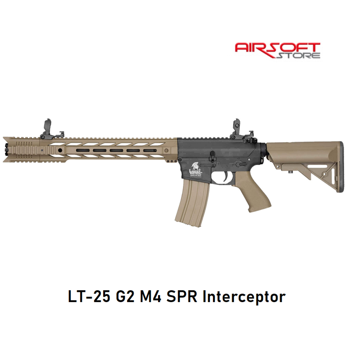 Lancer Tactical LT-25 G2 M4 SPR Interceptor BLACK TAN