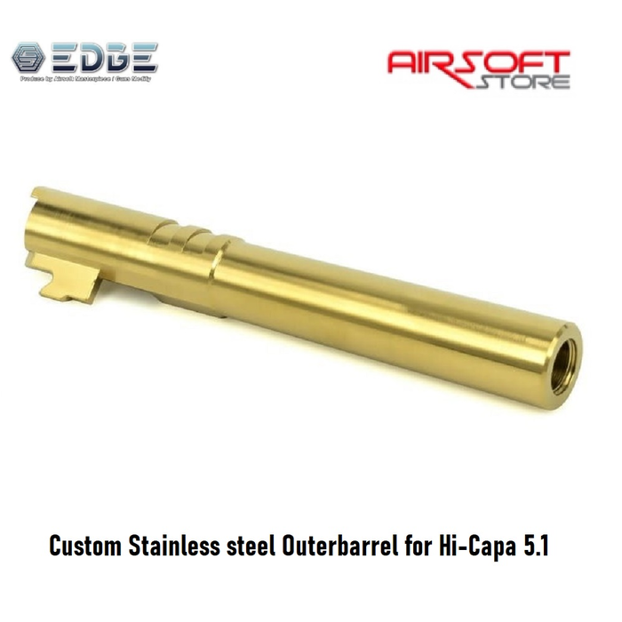 EDGE Custom Stainless Steel Outerbarrel Hi-Capa 5.1