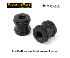 AirsoftPro 22 mm Inner barrel spacers - 2 pieces