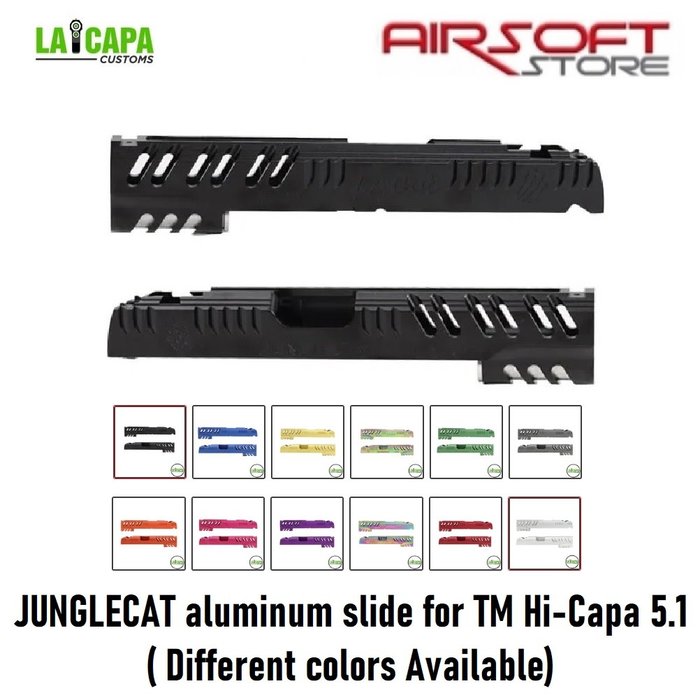 LA Capa Customs JUNGLECAT aluminum slide for TM Hi-Capa 5.1