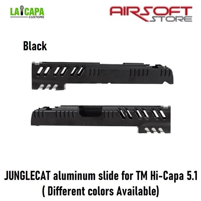 LA Capa Customs JUNGLECAT aluminum slide for TM Hi-Capa 5.1
