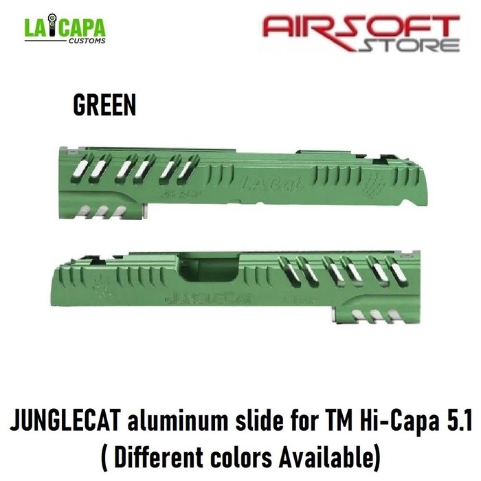 LA Capa Customs JUNGLECAT aluminum slide for TM Hi-Capa 5.1