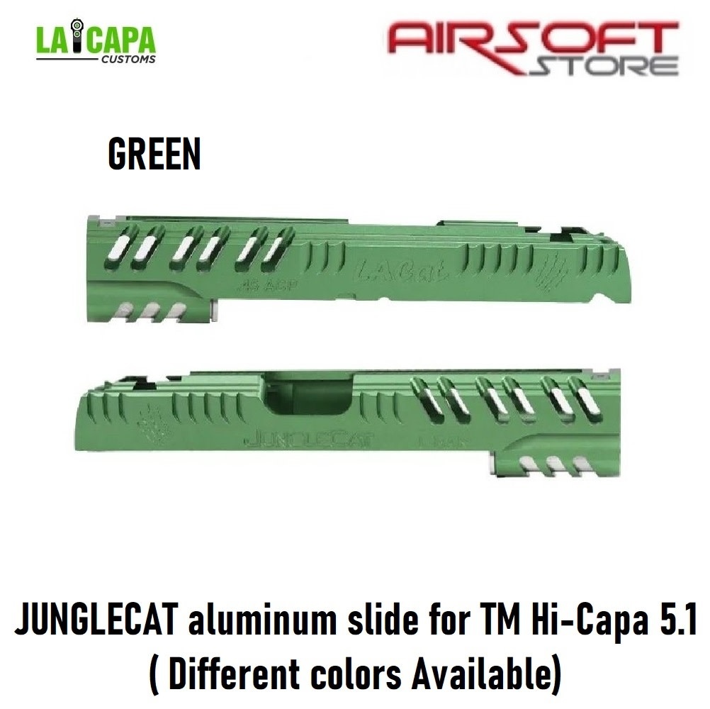LA Capa Customs JUNGLECAT aluminum slide for TM Hi-Capa 5.1