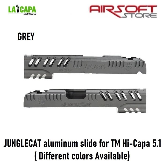 LA Capa Customs JUNGLECAT aluminum slide for TM Hi-Capa 5.1