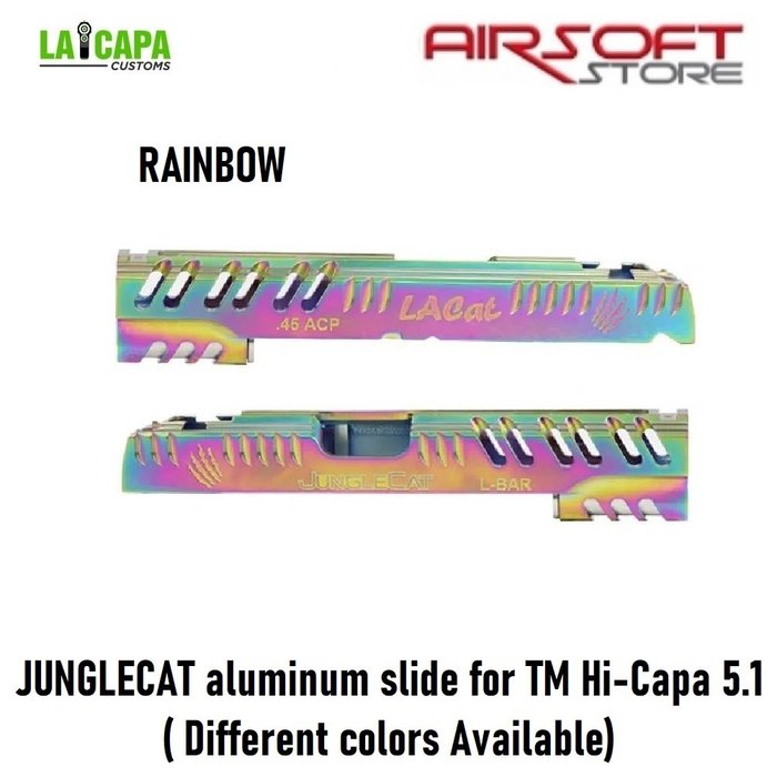 LA Capa Customs JUNGLECAT aluminum slide for TM Hi-Capa 5.1