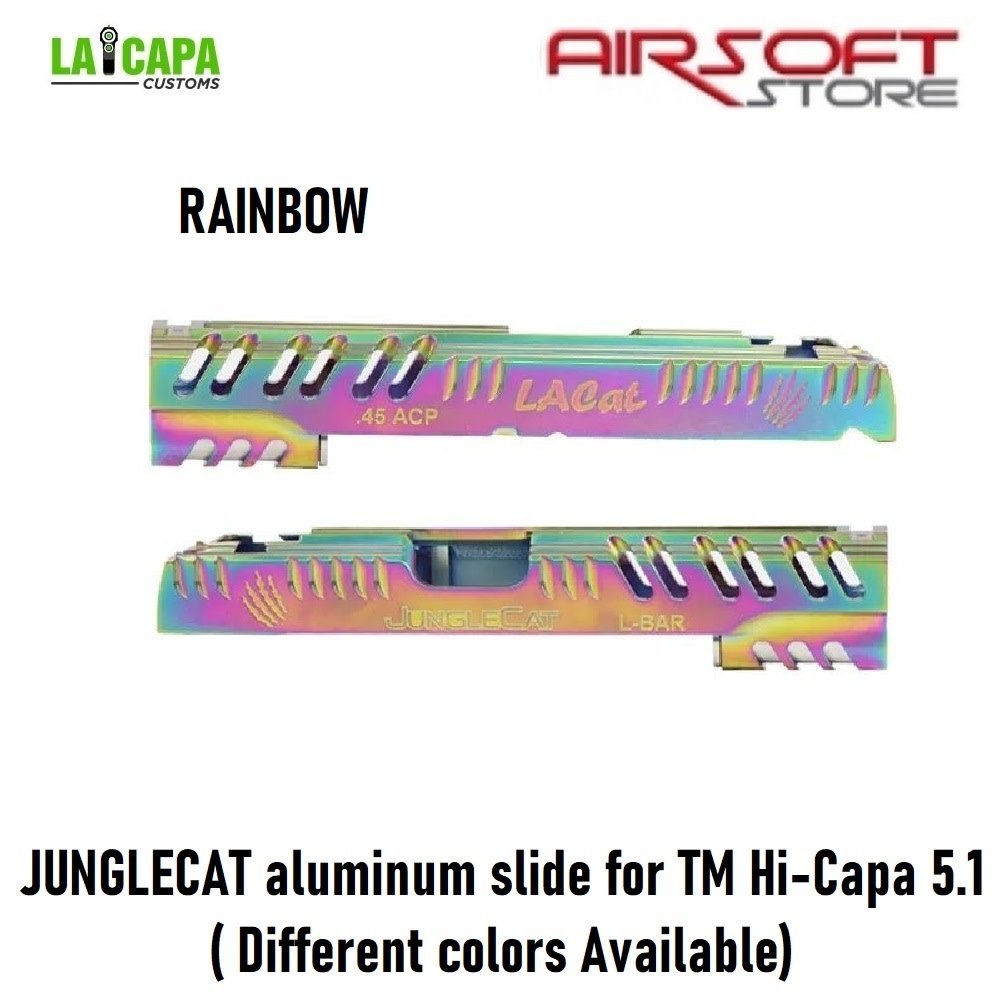 LA Capa Customs JUNGLECAT aluminum slide for TM Hi-Capa 5.1
