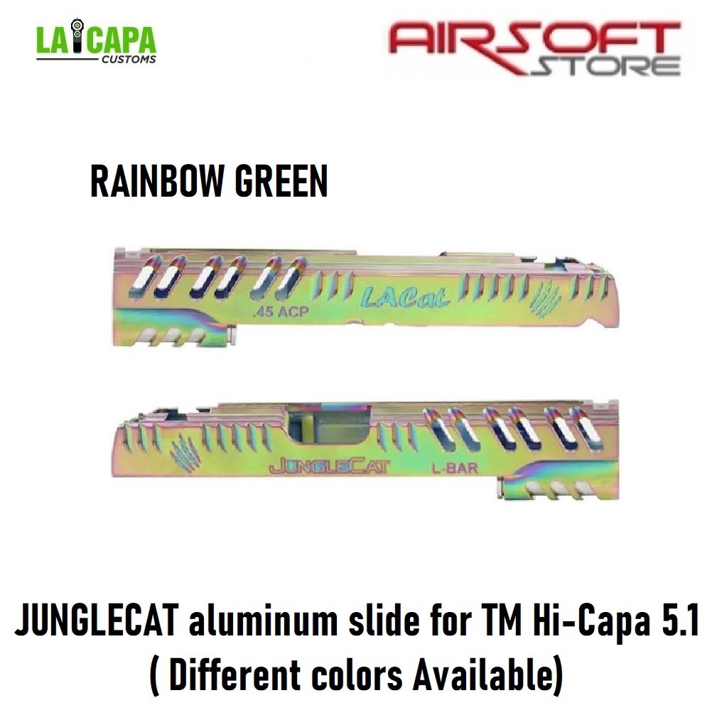 LA Capa Customs JUNGLECAT aluminum slide for TM Hi-Capa 5.1