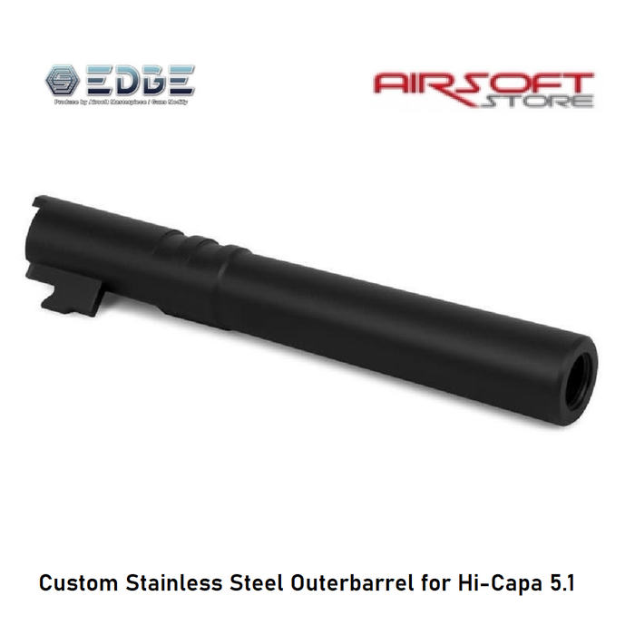 EDGE Custom Stainless Steel Outerbarrel Hi-Capa 5.1