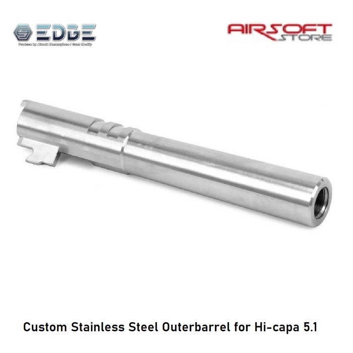 EDGE Custom Stainless Steel Outerbarrel Hi-Capa 5.1