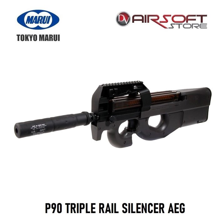 Tokyo Marui SMGP90 TRIPLE RAIL SILENCER AEG