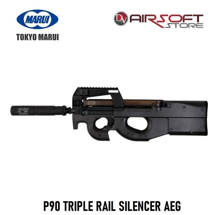 Tokyo Marui SMGP90 TRIPLE RAIL SILENCER AEG
