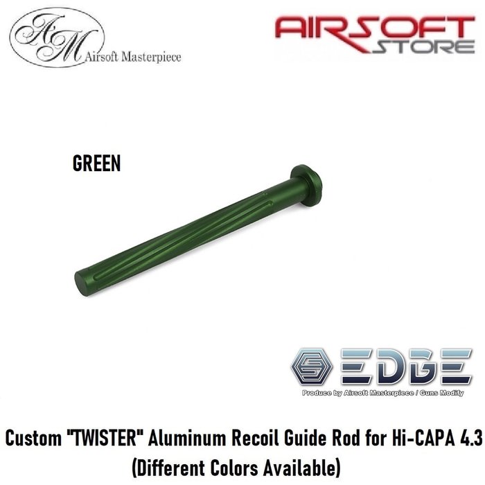 EDGE Custom "TWISTER" Aluminum Recoil Guide Rod for Hi-CAPA 4.3