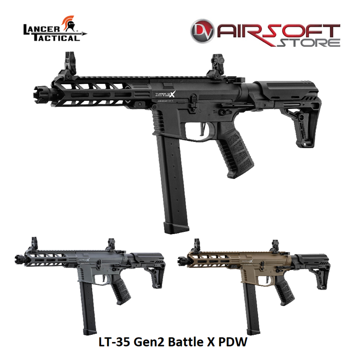 Lancer Tactical LT-35 Gen2 Battle X PDW 1,0J