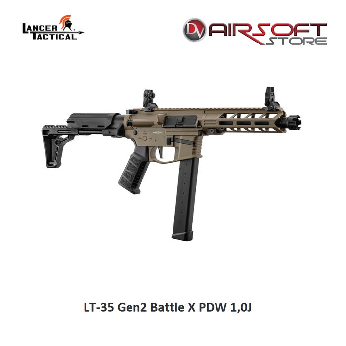 Lancer Tactical LT-35 Gen2 Battle X PDW 1,0J