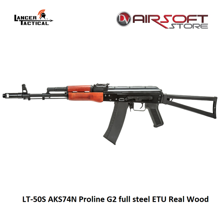 Lancer Tactical LT-50S AKS74N Proline G2 full steel ETU Real Wood