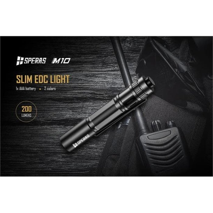 SPERAS M10 Slim EDC Flashlight
