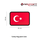 Turkey Flag Rubber patch