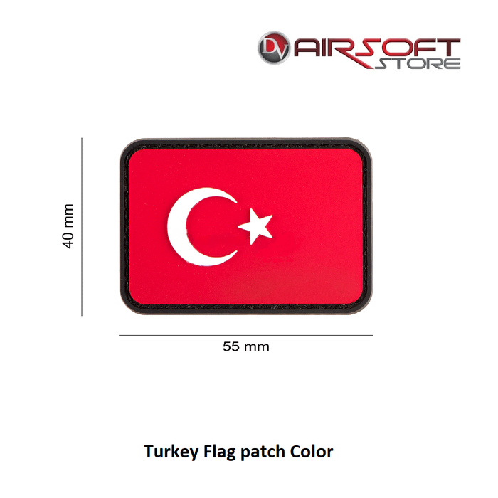 JTG Turkey Flag Rubber patch
