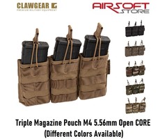 CLAWGEAR Triple Magazine Pouch M4 5.56mm Open CORE