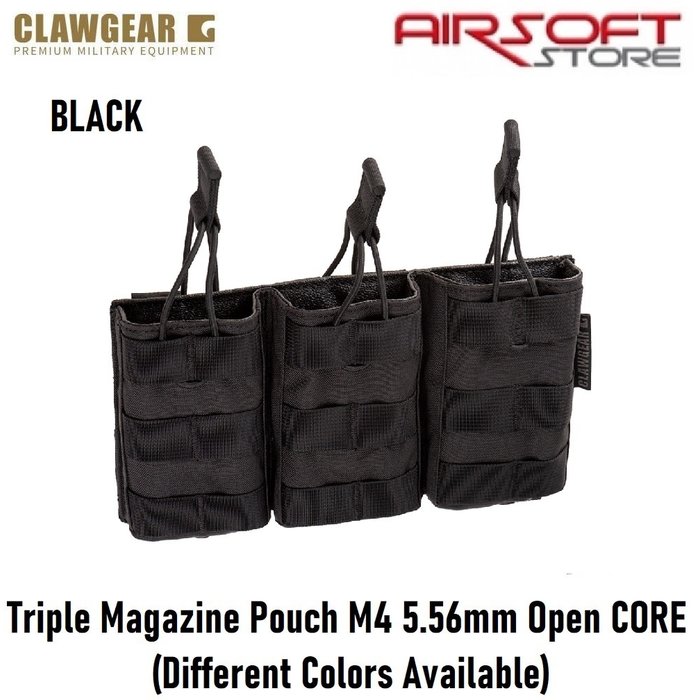 CLAWGEAR Triple Magazine Pouch M4 5.56mm Open CORE