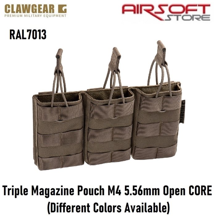 CLAWGEAR Triple Magazine Pouch M4 5.56mm Open CORE