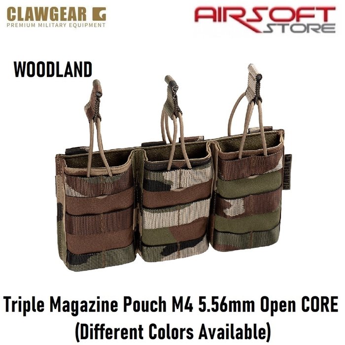 CLAWGEAR Triple Magazine Pouch M4 5.56mm Open CORE