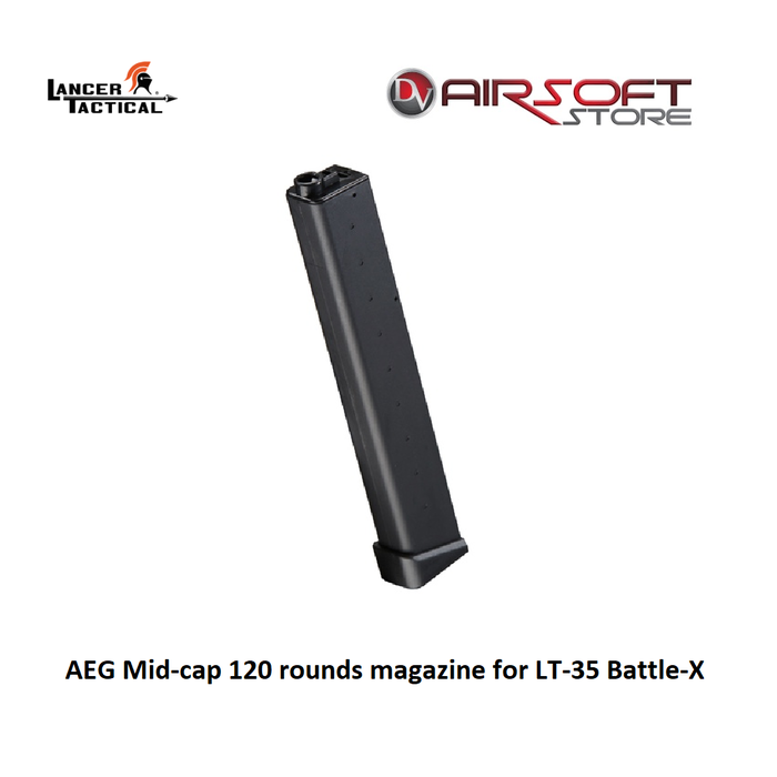 Lancer Tactical AEG Mid-cap 120 rounds magazine for LT-35 Battle-X