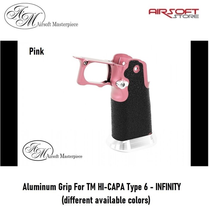 Airsoft Masterpiece Aluminum Grip For TM HI-CAPA Type 6 - INFINITY