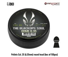 BO Pellets Cal. 25 (6.35mm) round head (box of 150pcs)