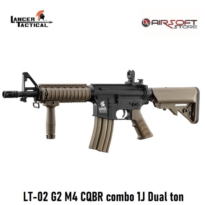 Lancer Tactical LT-02 G2 M4 CQBR combo 1J Dual ton