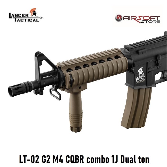 Lancer Tactical LT-02 G2 M4 CQBR combo 1J Dual ton