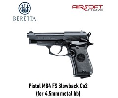 Beretta Pistol M84 FS Blowback Co2 (for 4.5mm metal bb)