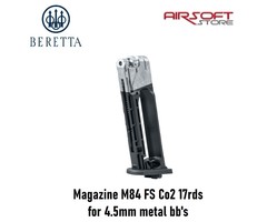 Beretta Magazine M84 FS Co2 17rds for 4.5mm metal bb's