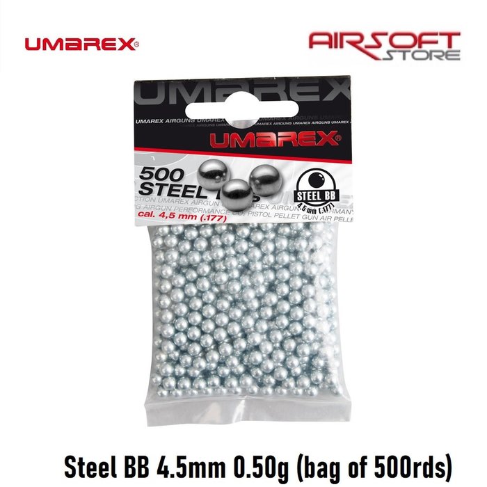 UMAREX Steel BB 4.5mm (bag of 500rds)
