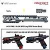 CTM Airsoft AAP-01 FUKU-2 Alu CNC UPPER Long CUTOUT Version (Black)