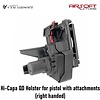 CTM Airsoft Hi-Capa QD Holster for pistol with attachments (right handed)
