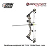 Shoot Again Pack Bow compound MK 75 GC 70 Lbs Shoot camo