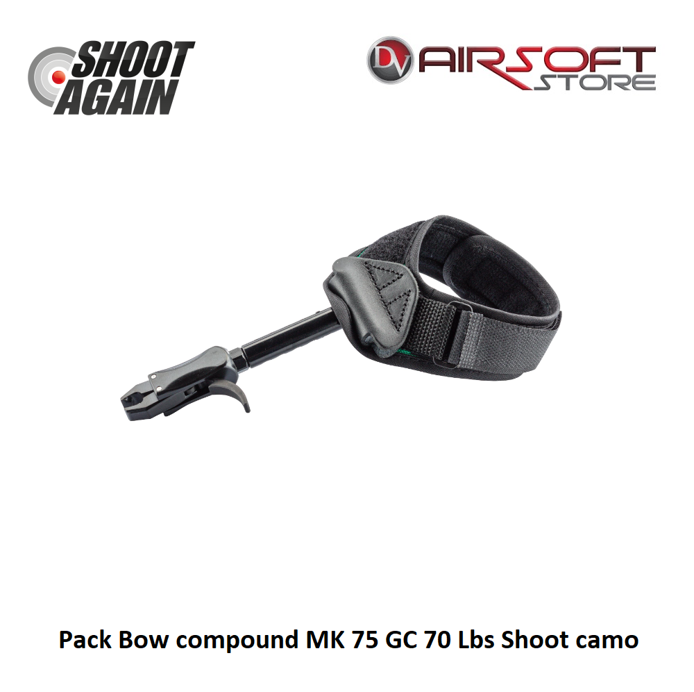 Pack Arc compound Shoot Again MK 75 GC 70 Lbs camo