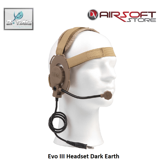Z-Tactical Evo III Headset Dark Earth