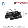 UTG Picatinny Riser Mount 3 slots Short Low