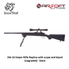 Snow Wolf SW-10 Sniper Rifle Replica with scope and bipod (Upgraded) - black