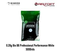 Nimrod 0.20g Bio BB Professional Performance White 5000rds