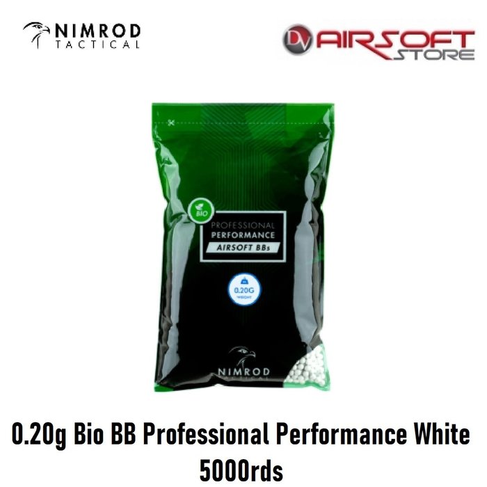 Nimrod 0.20g Bio BB Professional Performance White 5000rds