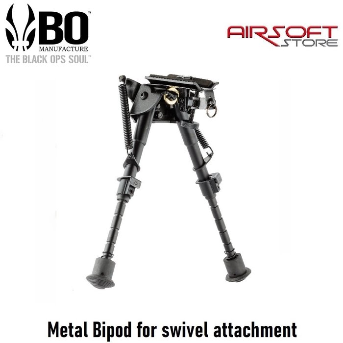 Black OPS Metal Bipod for swivel attachment