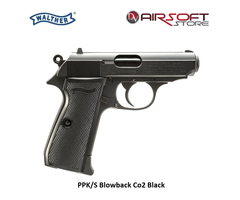 Walther PPK/S Blowback Co2 Black 4.5mm BB