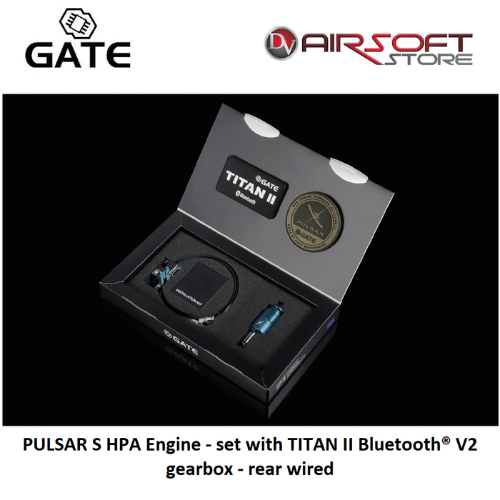 Gate PULSAR S HPA Engine - set with TITAN II Bluetooth® V2 gearbox - rear wired